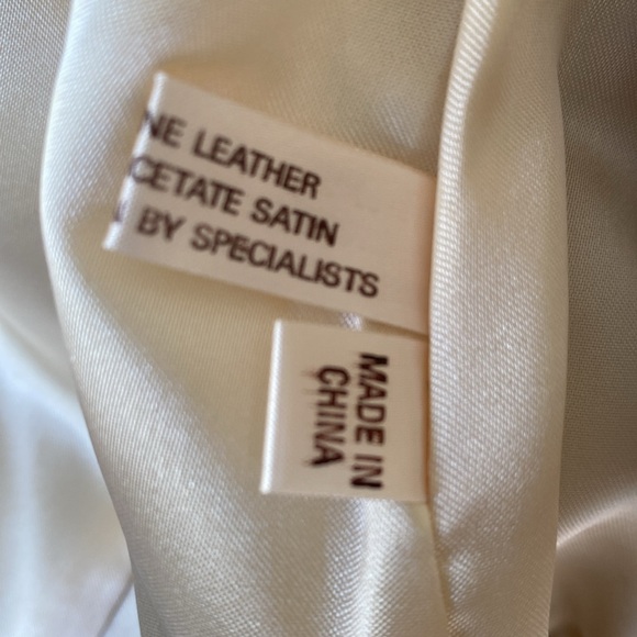 Scully Cream Leather Blazer Jacket - Picture 4 of 8